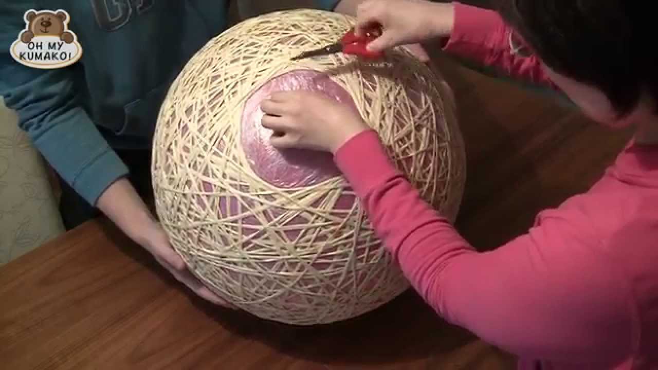 【DIY】ランプシェードの作り方 / 手作りしよう！ How to make a lampshade