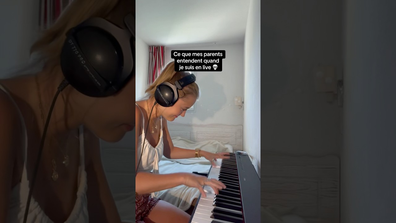 Ce que mes parents entendent quand je joue au piano😂#piano #live #music #pianist #pianolive