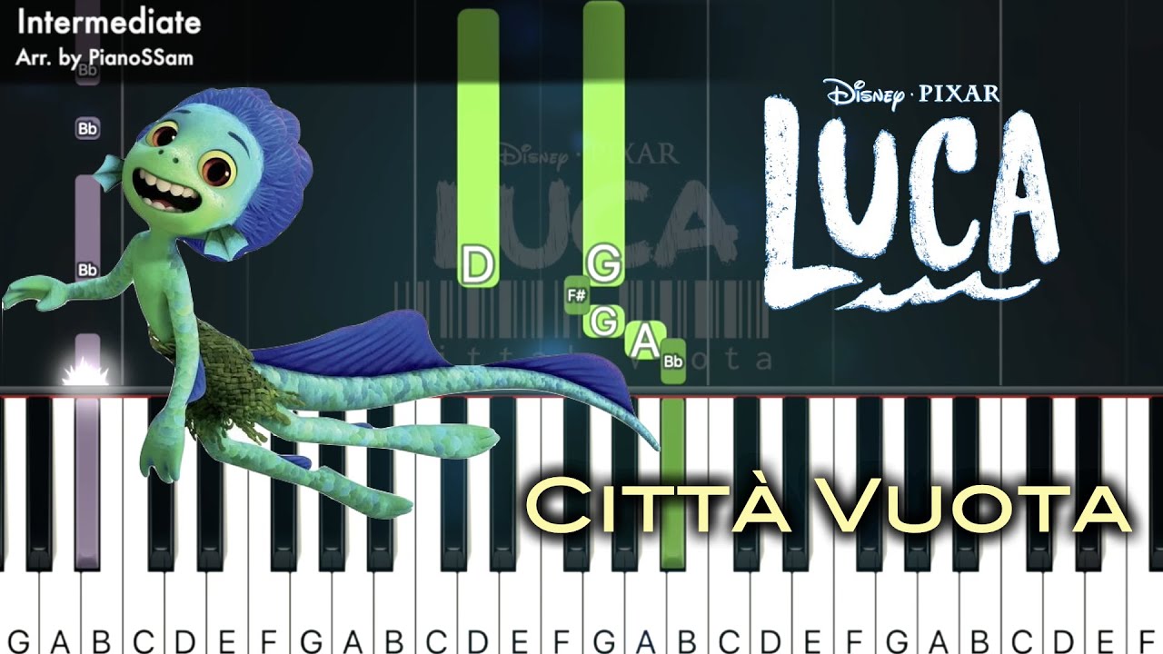 [Intermediate] Cittá Vuota(Mina) - LUCA | Piano Tutorial