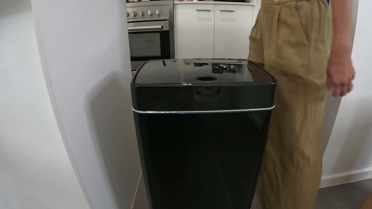 45L Devanti Sensor Trash Bin Stainless Steel