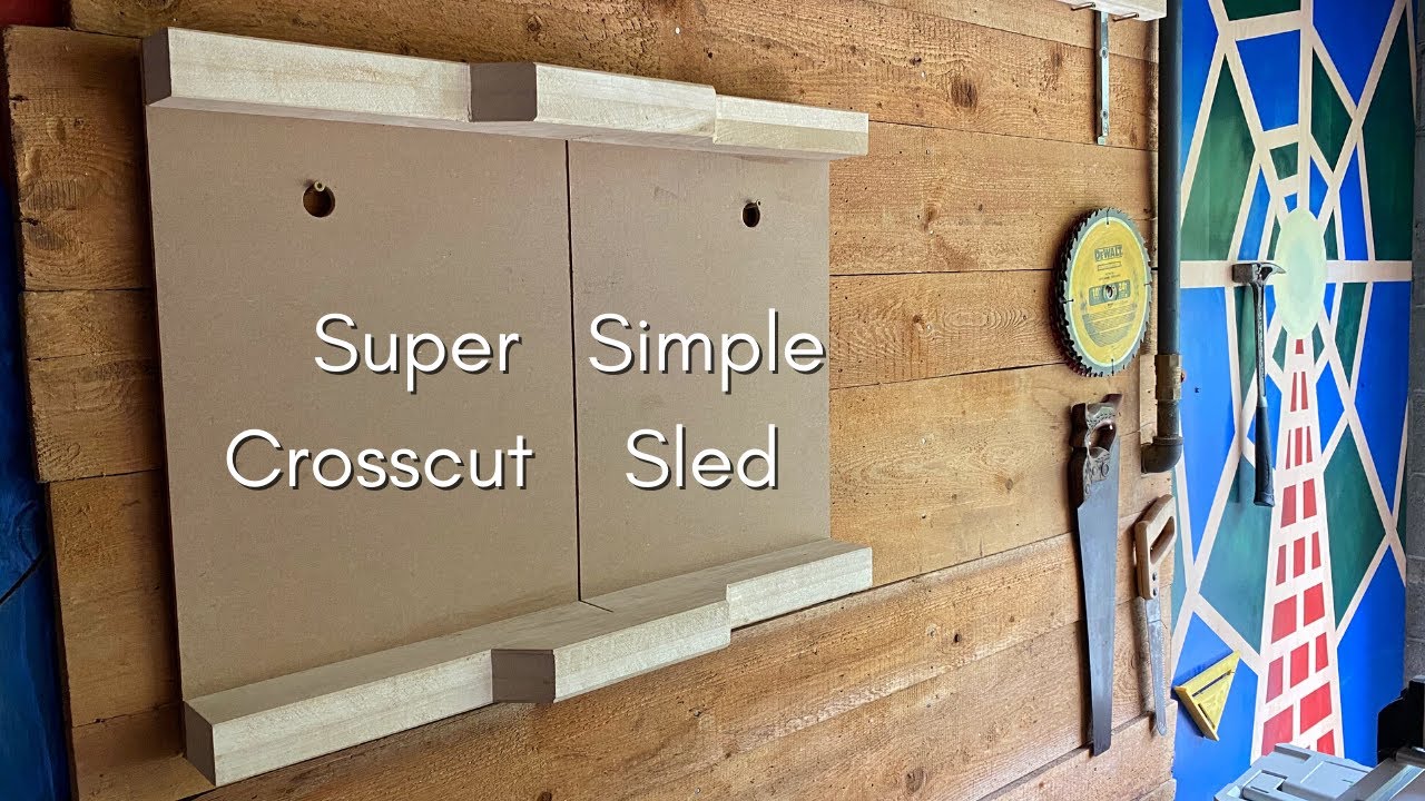 How to make a simple crosscut sled