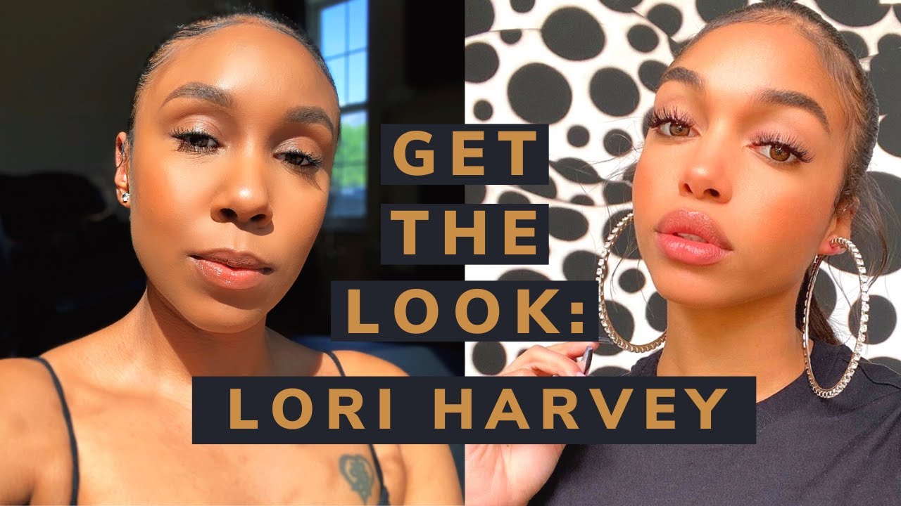 LORI HARVEY INSPIRED MAKEUP LOOK | Sleek Hair, Natural Matte Makeup | Necole Jackson
