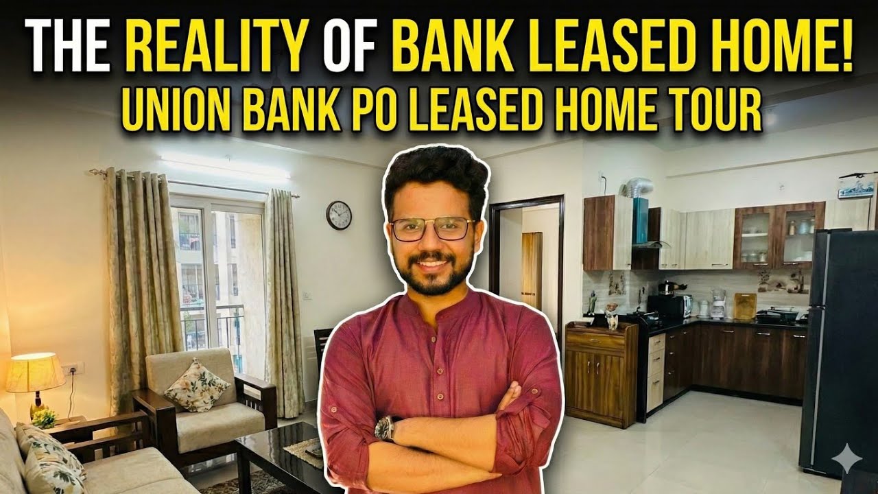 My Luxurious Govt Bank Home Tour! 🔥 Union Bank PO Perks & Facilities Revealed.