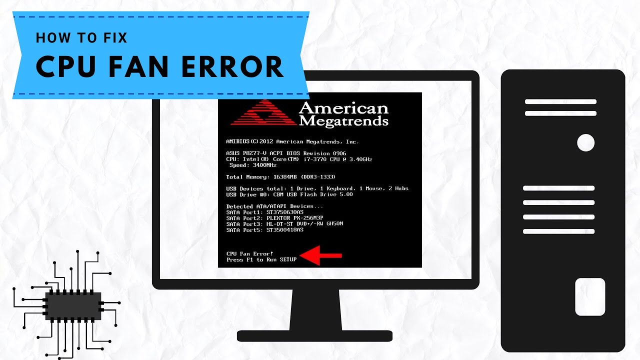 How to fix CPU Fan Error for Asus Motherboard😱