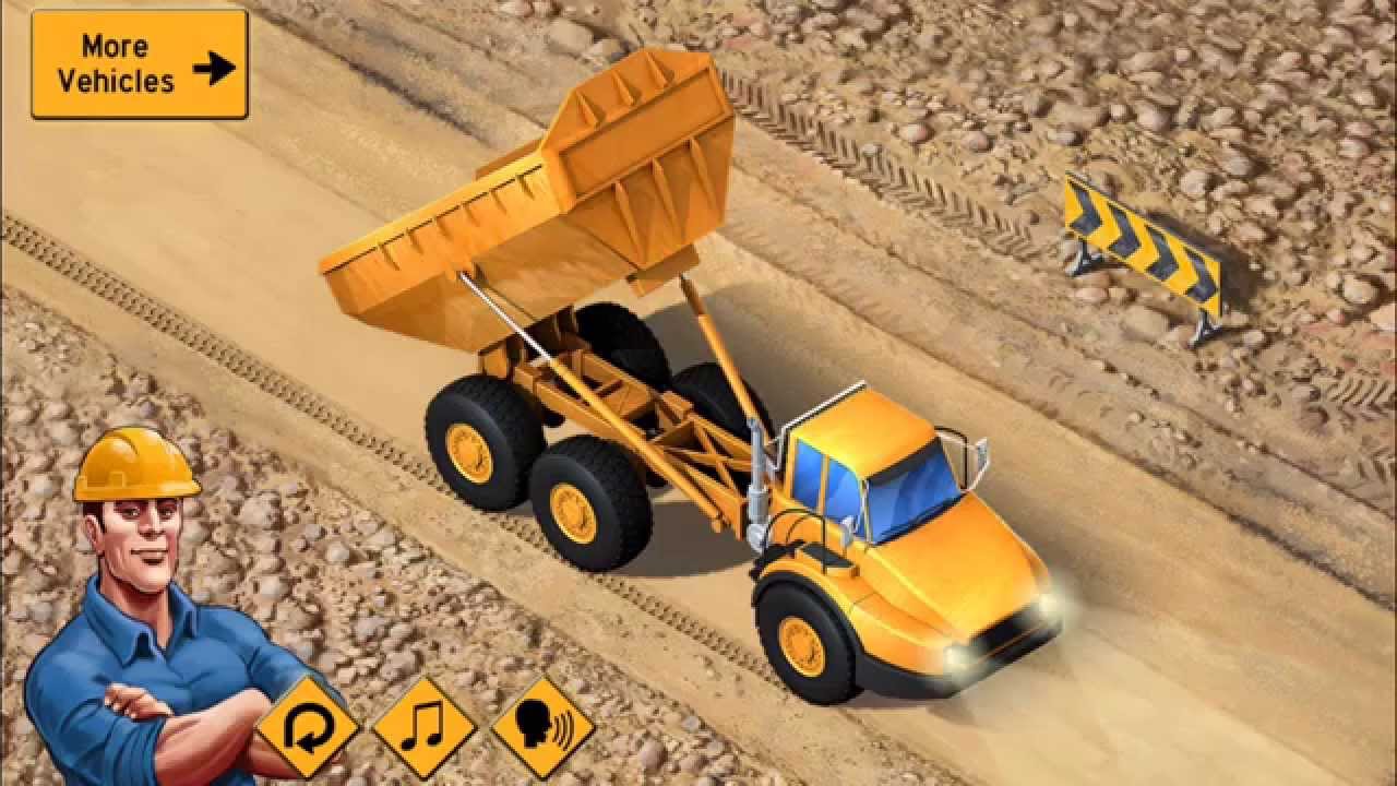 Kids Construction Vehicles HD KIds App -  Mighty Machines Construction Mighty Wheels App