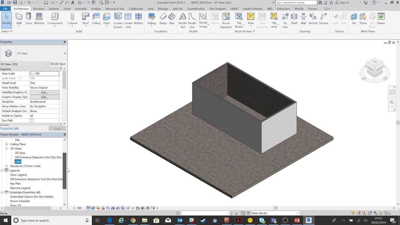 HBERT Tutorial #2 - Revit Embodied Carbon tool