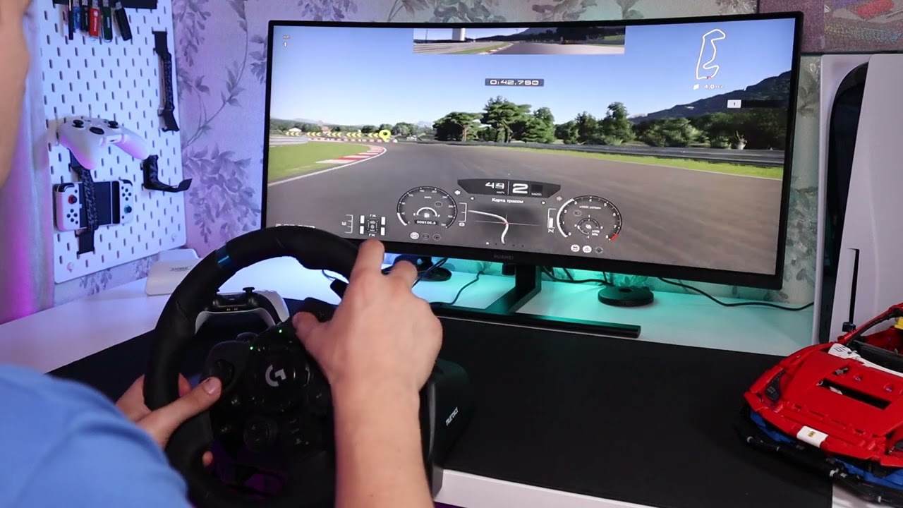 Logitech G923 Gran Turismo 7 test in PlayStation 5