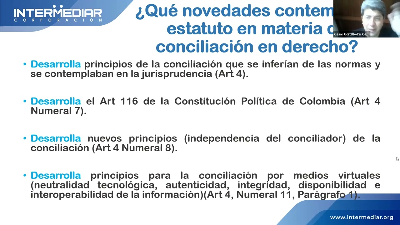 Estatuto de la Conciliación (Ley 2220 del 30 de junio de 2022)