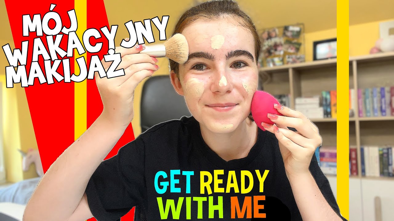 MÓJ WAKACYJNY MAKIJAŻ. GET READY WITH ME #monikaolech