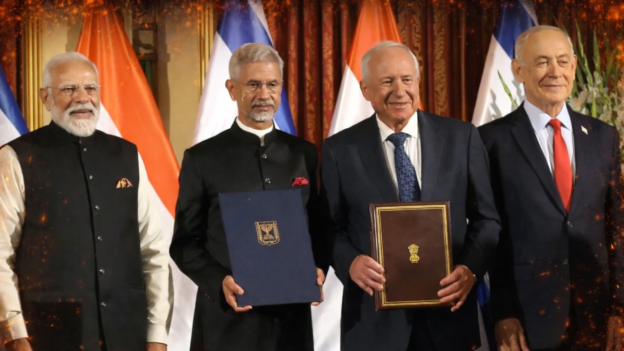 Indian PM Modi, Israeli PM Netanyahu hold joint press conference in Jerusalem