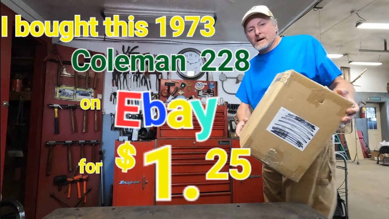 Я купил этот Coleman 228H 1973 года на eBay за 1,25 доллара! Давайте распакуем его и посмотрим, с...