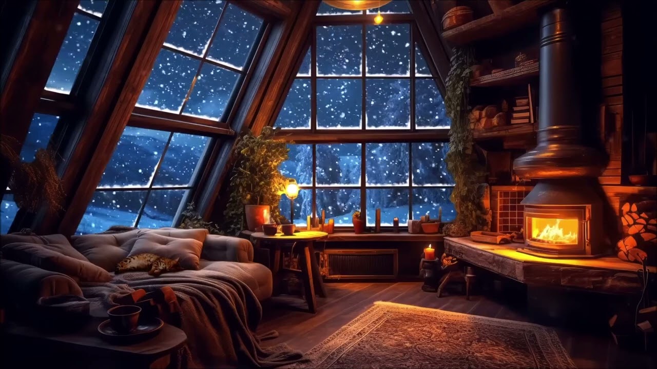 Kamin Winterwetter