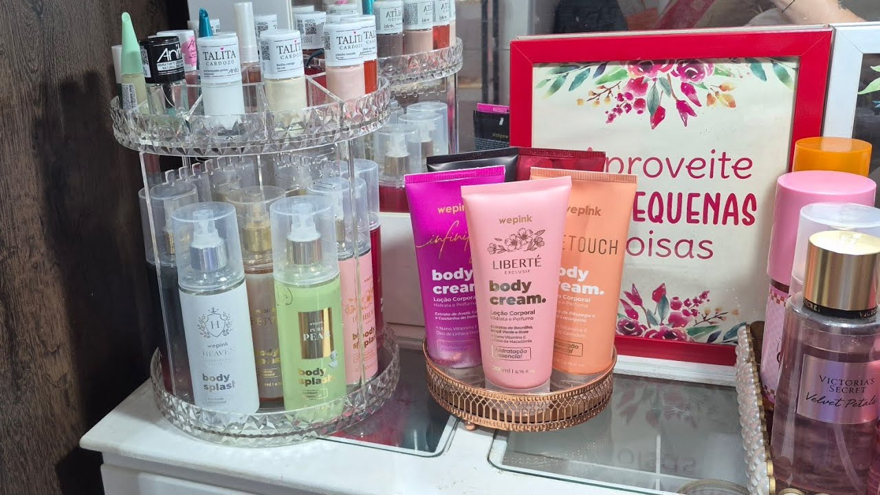 Organizador de Body Splashes Wepink | Do Lixo ao Luxo 💕