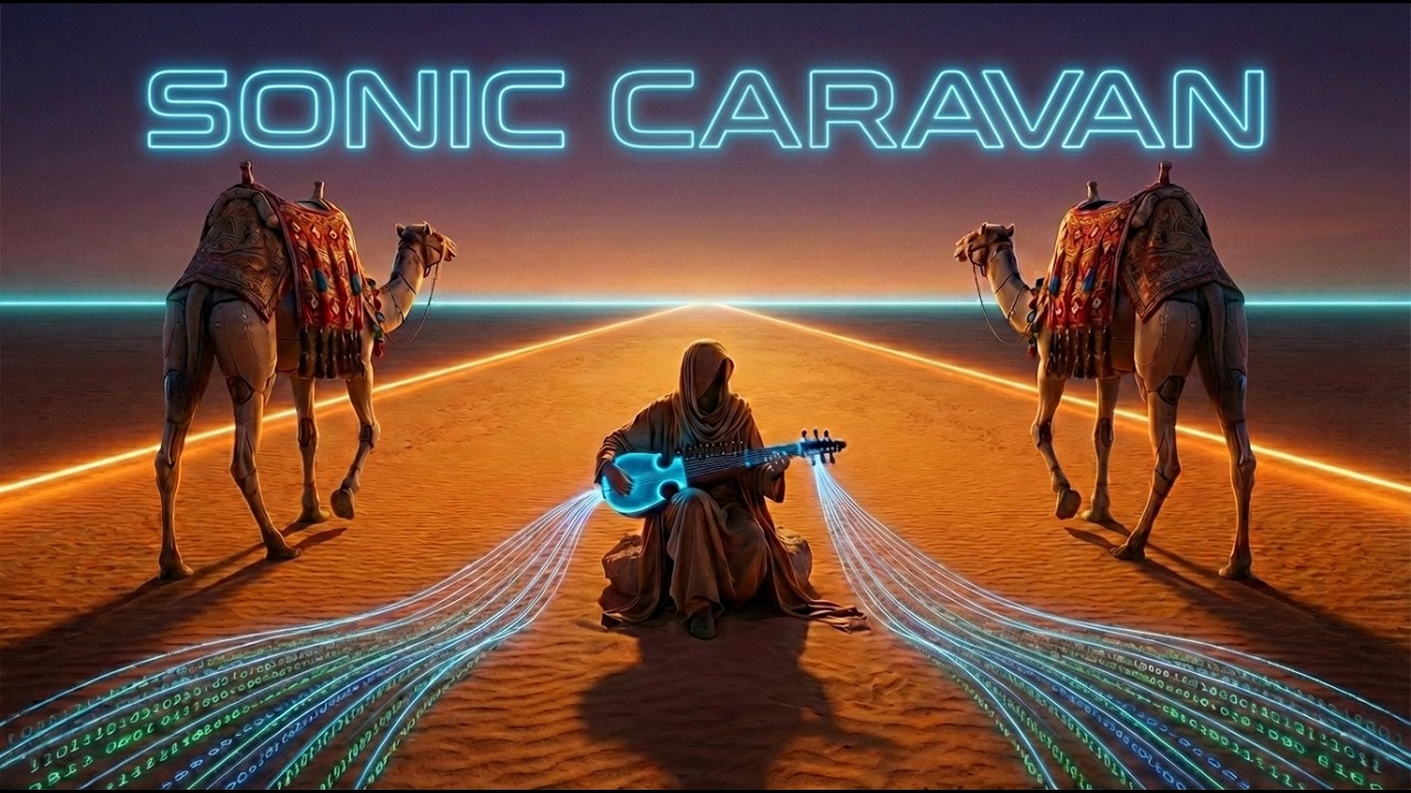 Sonic Caravan — Anthropic Dreamer | Electronic Trance (feat. Afghan Rabab)