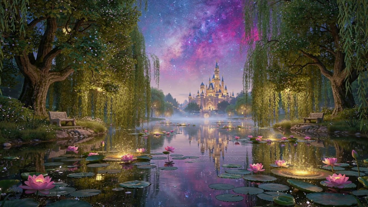 🏰 Celestial Castle by the Lake | Cozy Fantasy Reading Atmosphere | 6 Hours | NO ADS