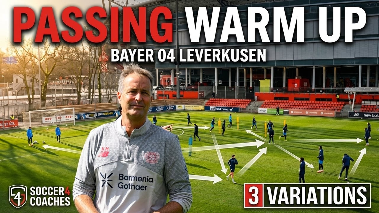 ⚽🔰High Intensity Passing Warm Up / Bayer 04 Leverkusen / 3 Variation