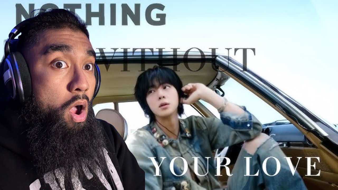 진 (Jin) ‘Nothing Without Your Love’ English Lyrics Visualizer | REACTION