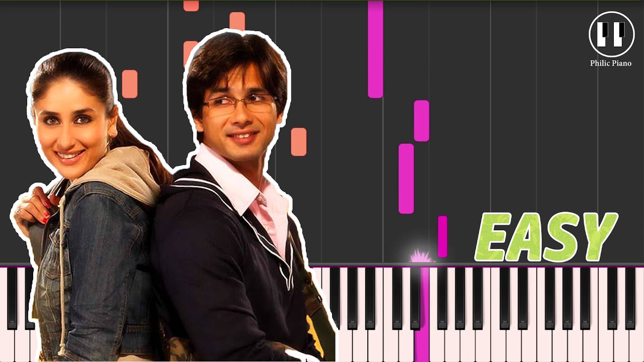 Tum Se Hi - Jab We Met (2007) - EASY Piano Tutorial