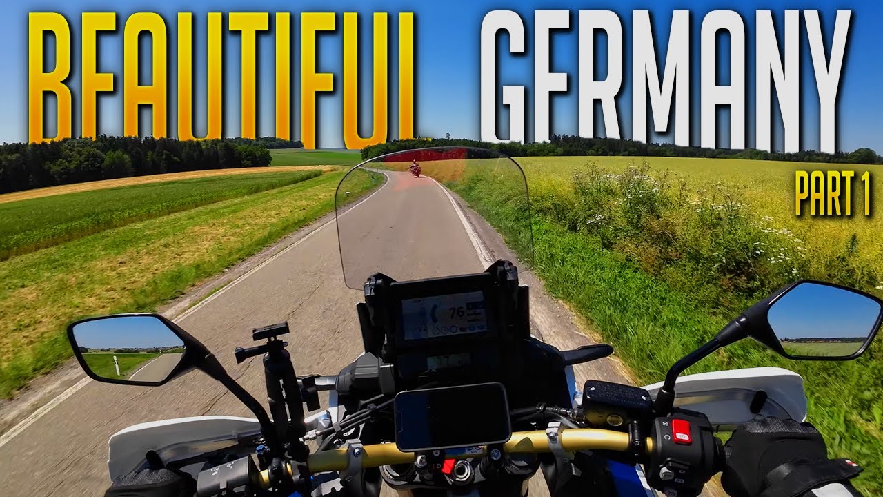 MotoVlog - Beautiful Germany -  Ep.1 -  The Road Towards the 12th Century Bebenhausen Abbey & Palace