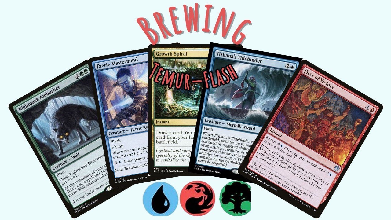 Brewing a Temur flash deck for Explorer