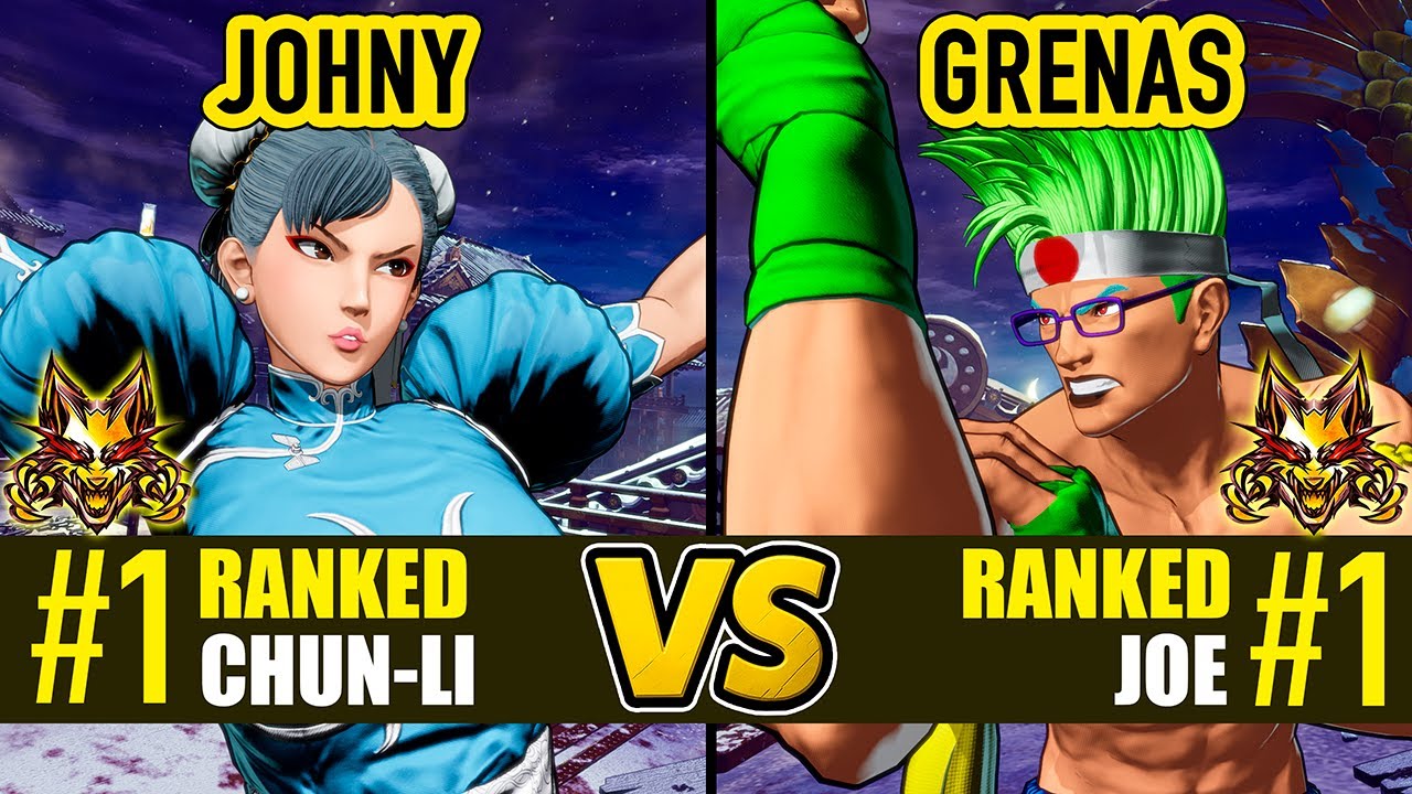 FF COTW ▰ JOHNY (#1 Ranked Chun-Li) vs GRENAS (#1 Ranked Joe) ▰ High Level Gameplay