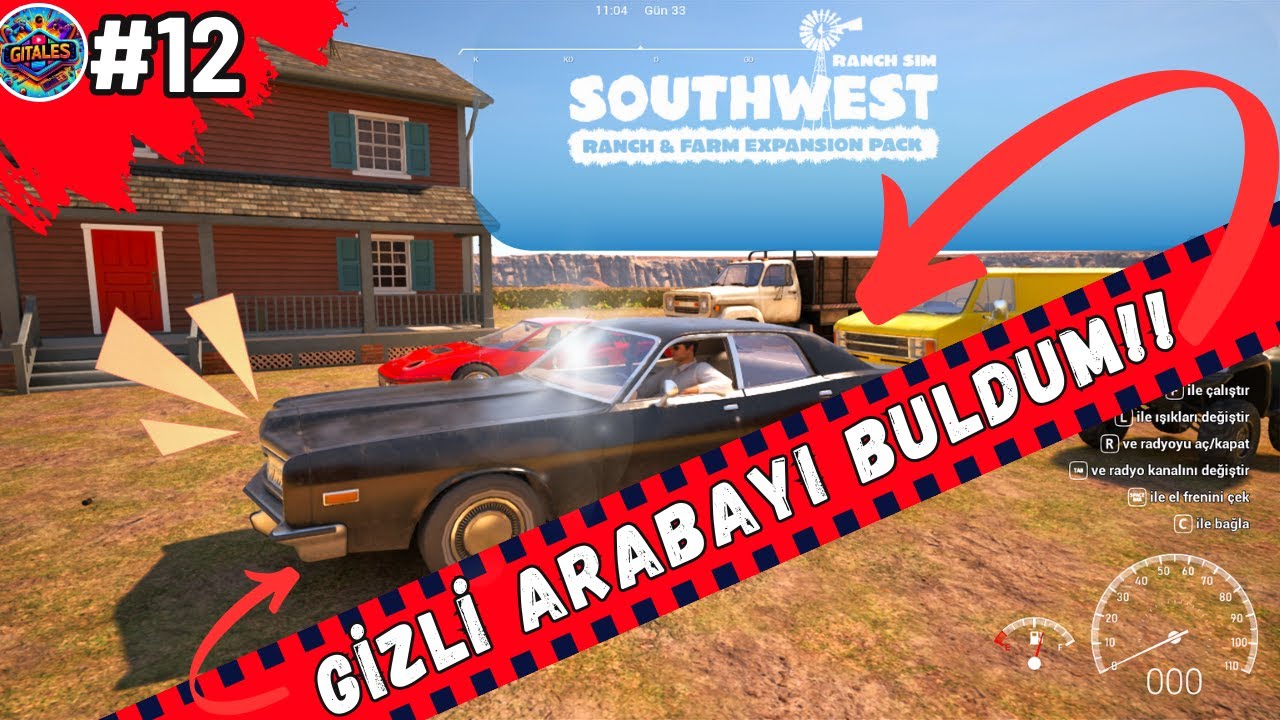(ARABAM YAPAR HIZ!!) OYUNUN EFSANEVİ ARABASINI BULDUM !!!| RANCH SİM