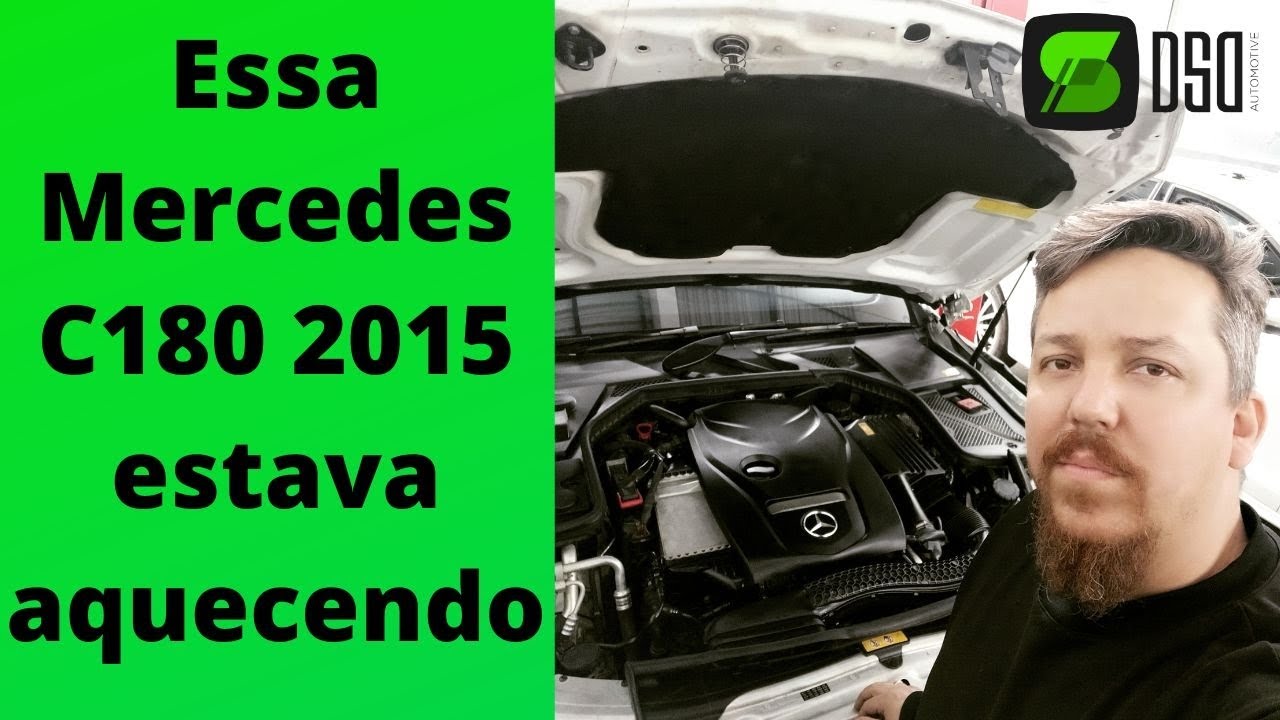 Mercedes C180 2015 aquecendo (fervendo)