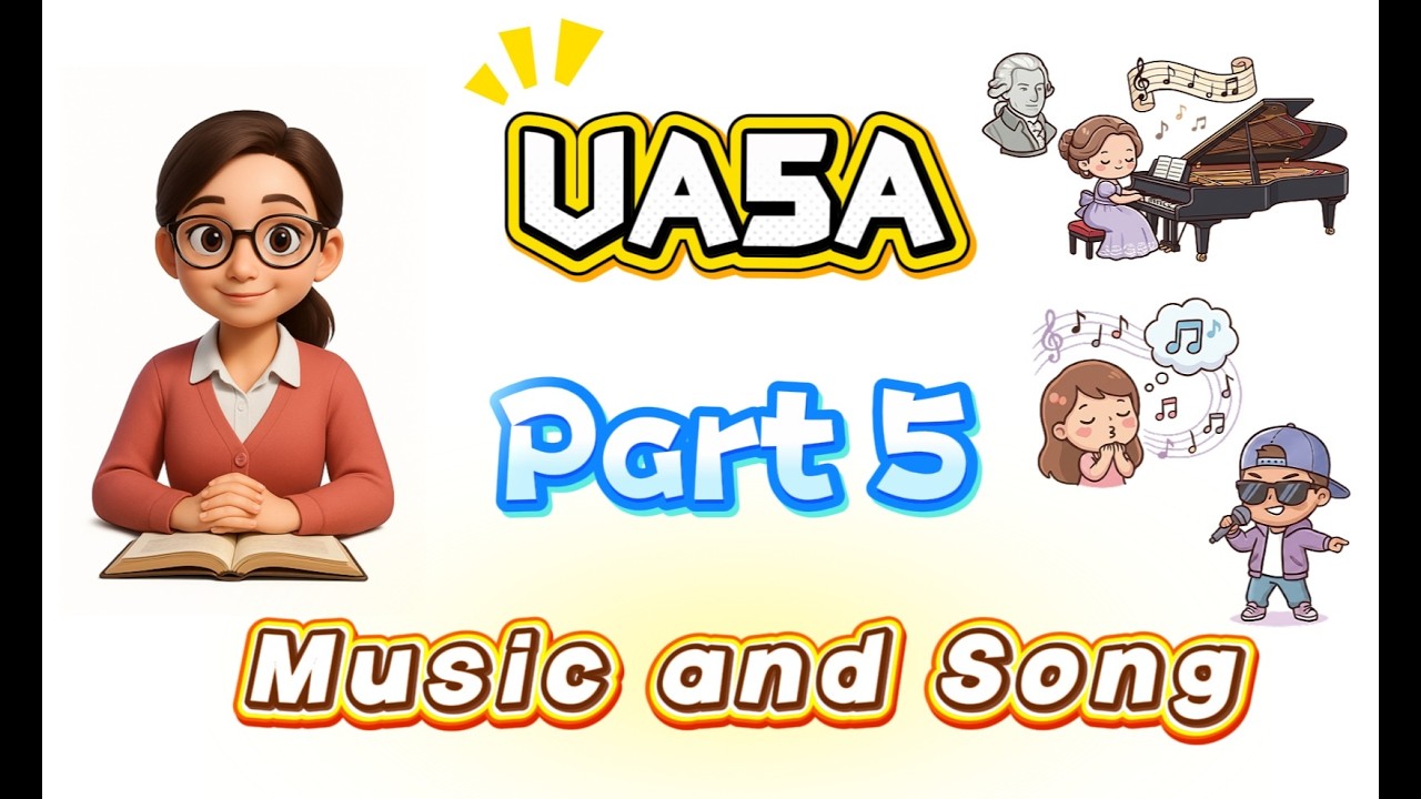 UASA ENGLISH | Part 5 | YEAR 6 | Music and song #UASA #English #UASAEnglishPart5Year6