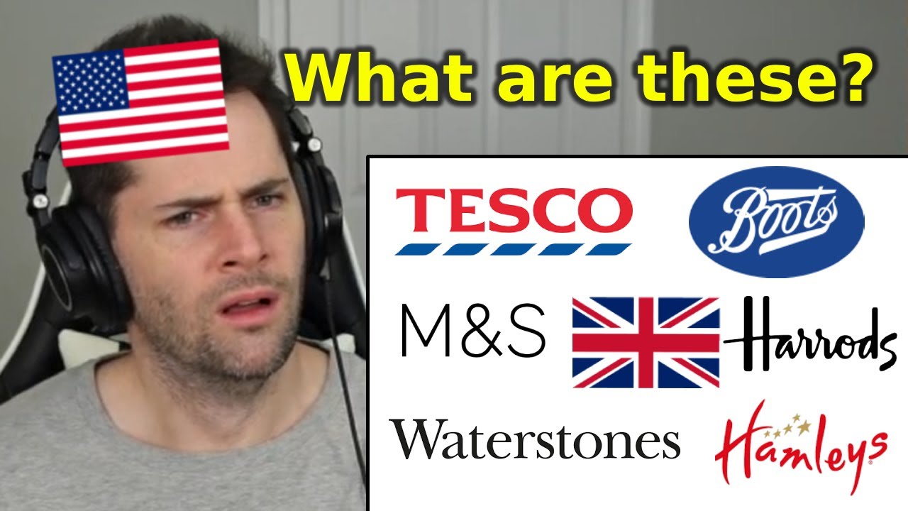 American Reacts to Popular British Shops