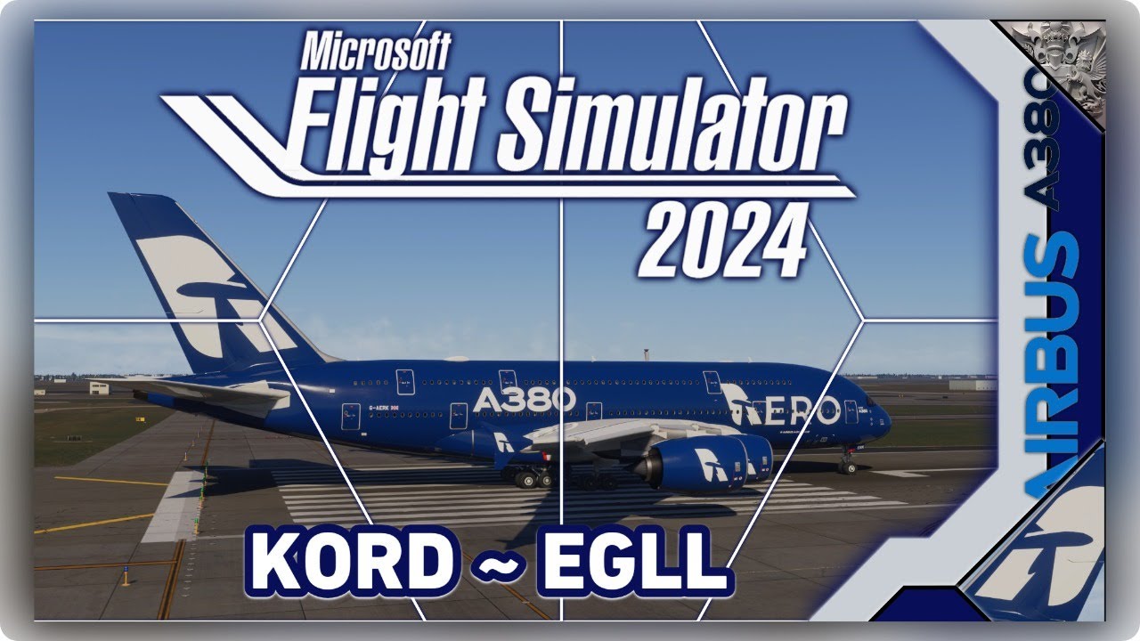 🔴 MSFS 2024 | FBW A380 | Aero Airways  | Chicago ~ London