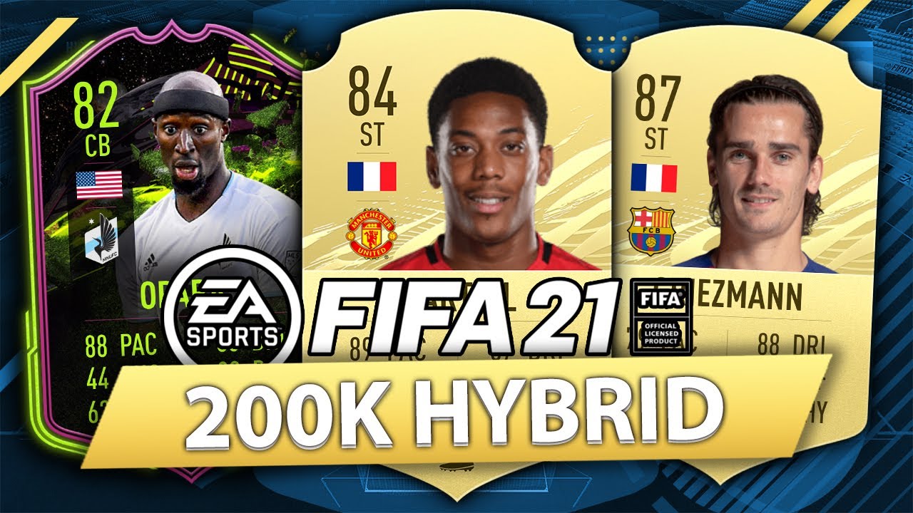 INSANE 200K HYBRID w/ RULEBREAKER OPARA! FIFA 21 SQUAD BUILDER