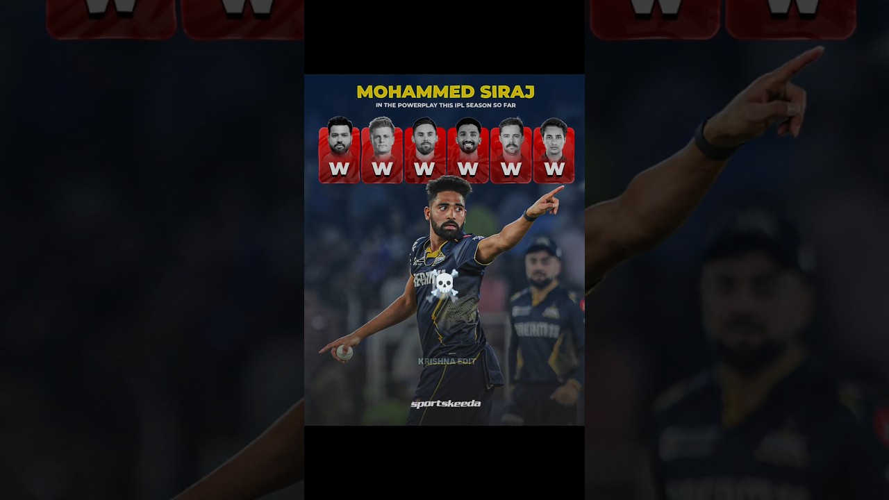 Mohammed Siraj On Fire 4wickets Against SRH || CricCut #ipl #gtvssrh  #mohammedsiraj #cricket