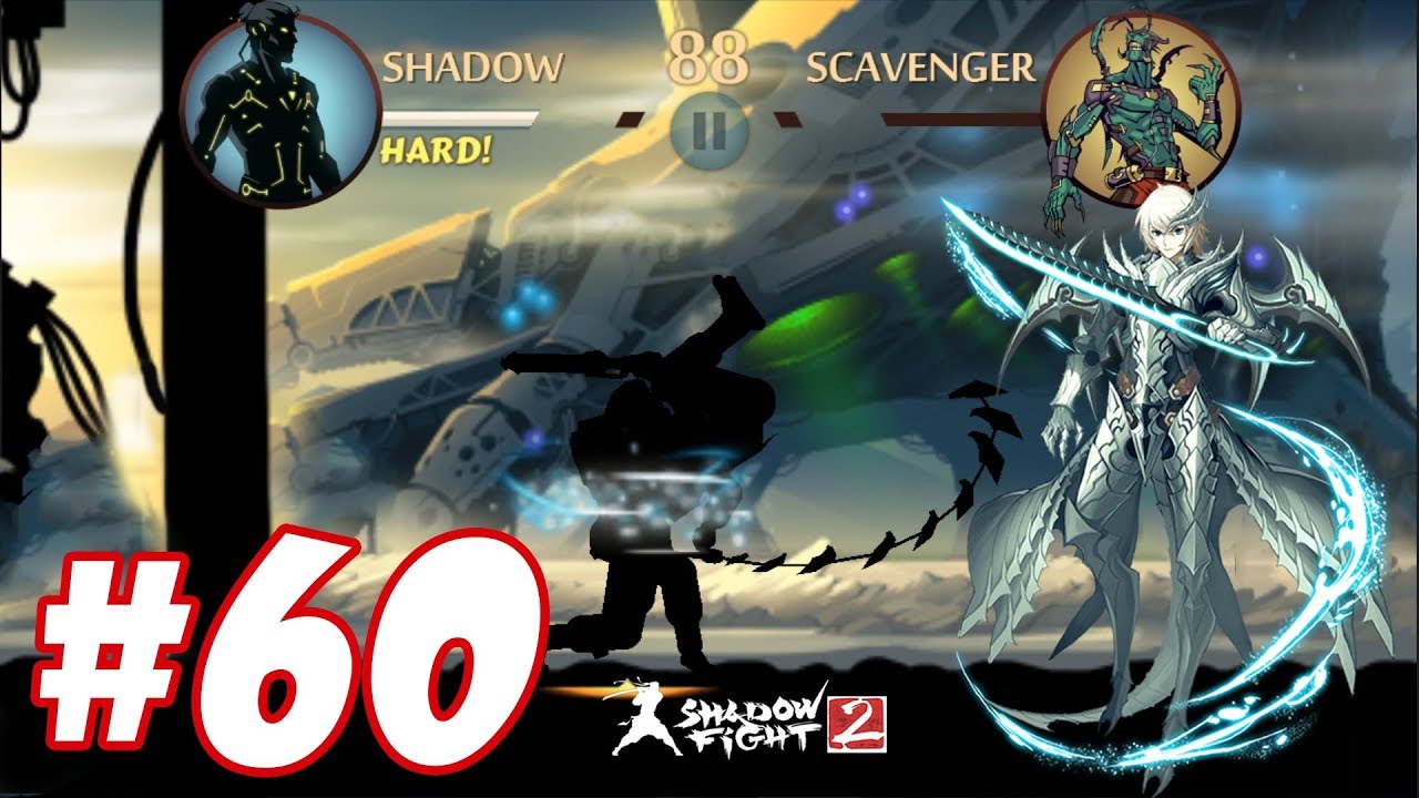 Shadow Fight 2 : Đại đao răng cưa kết hợp cung máy móc tiến vào Titan #60