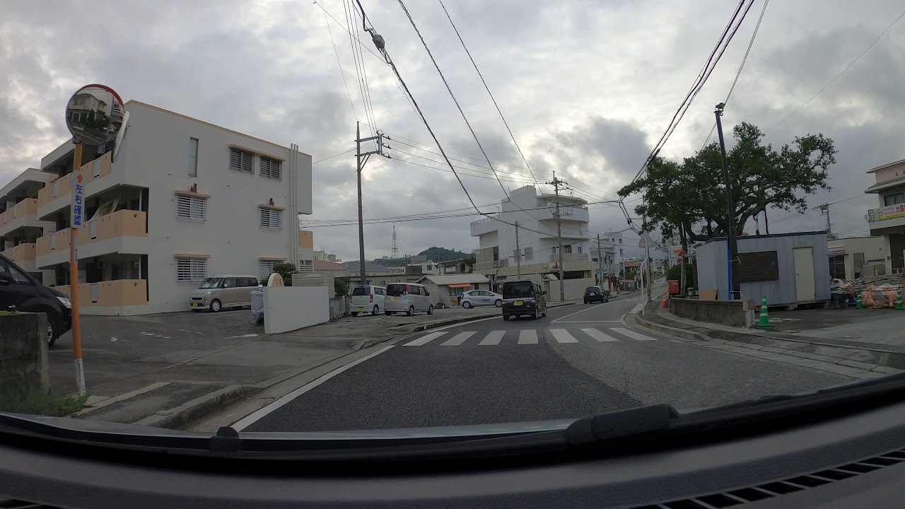 【4K】南風原町津嘉山（県道128号線）
