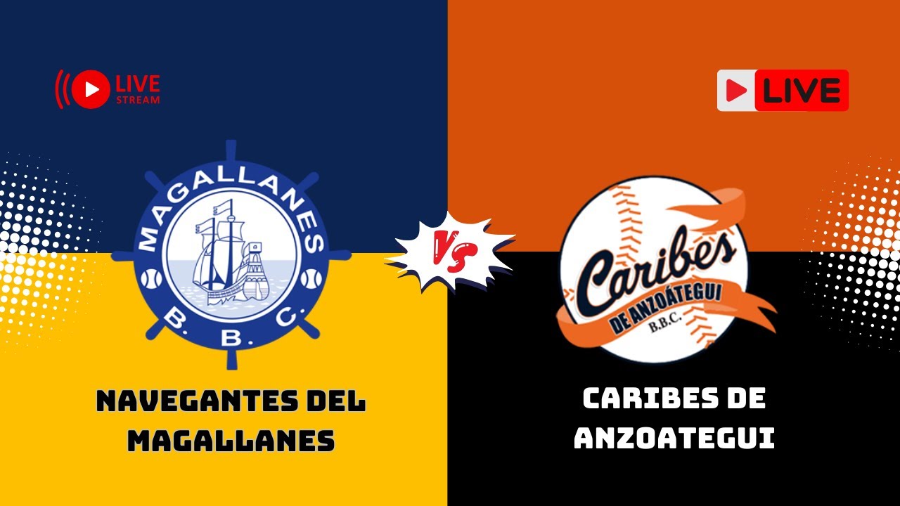 Hoy en vivo. Navegantes del Magallanes vs Caribes de Anzoategui . Transmisión en vivo.