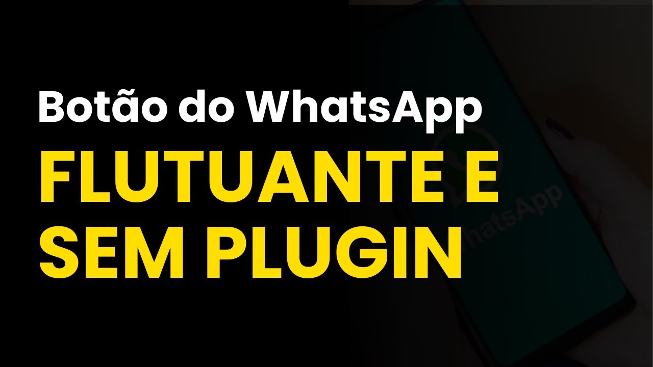 Botão flutuante de WhatsApp no Elementor (sem instalar plugin)