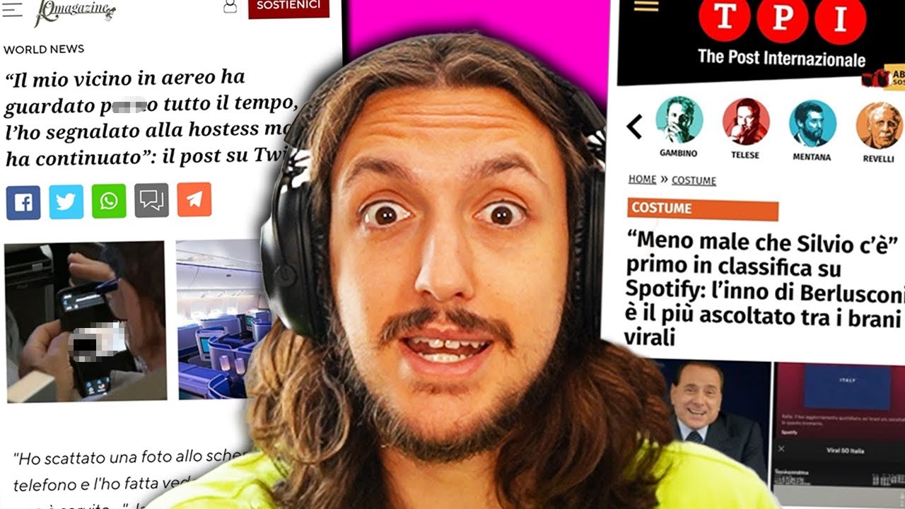 IL GIORNALISMO ITALIANO E' OSCENO...