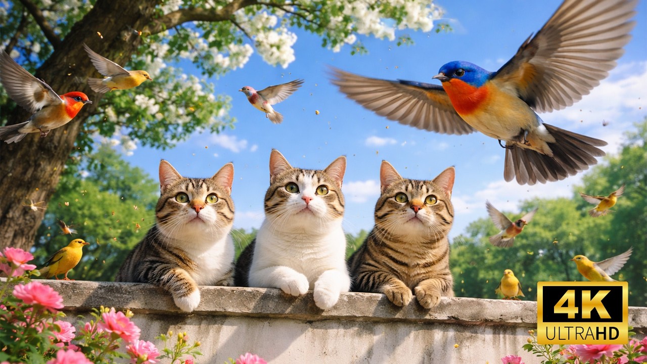 🐦 Birds Everywhere! The Best TV for Cats & Dogs in 4K