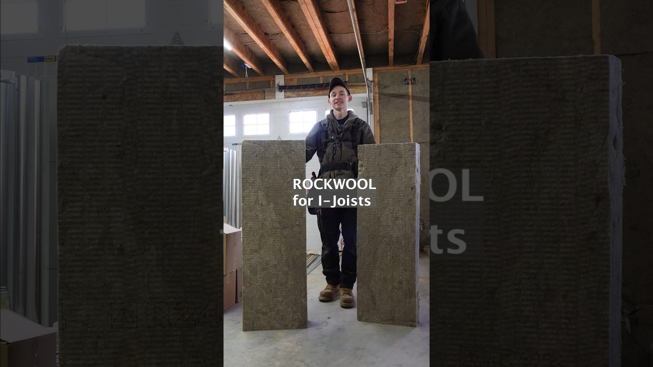 ROCKWOOL for I-joists #construction