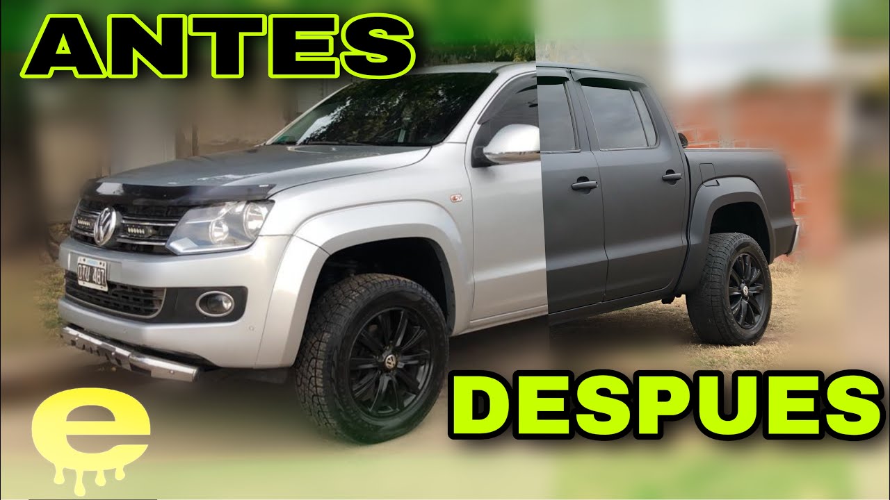 PINTAMOS una VW Amarok con Vinilo Liquido NEGRO MATE *CAMBIO RADICAL*/ Mark Demian