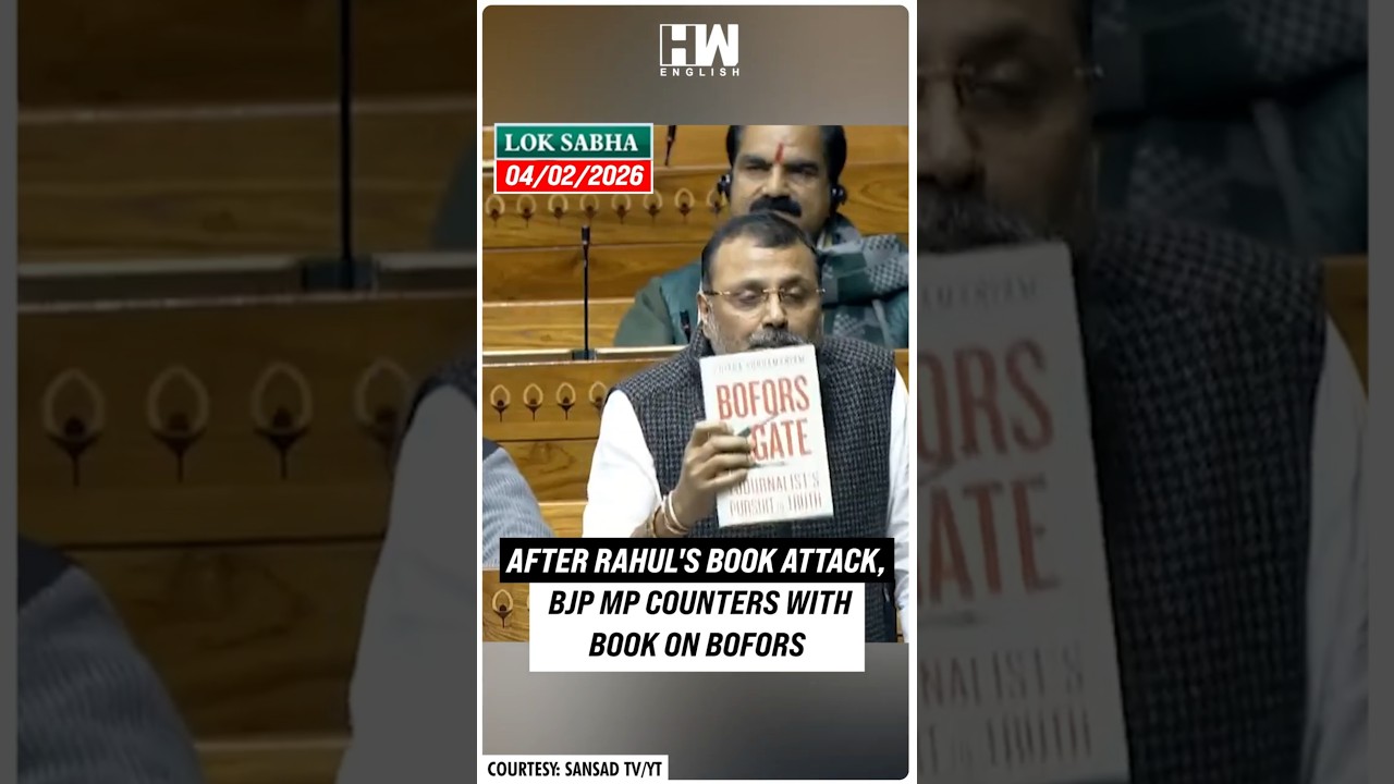 Rahul Gandhi Naravane Book: BJP MP Nishikant Dubey Hits Back With Book On Bofors Scam In Lok Sabha