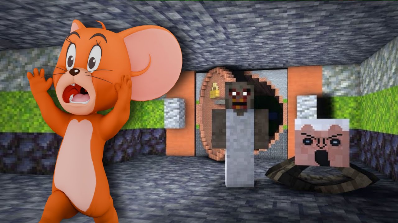 Jerry Plays : Granny Minecraft Horror Mod