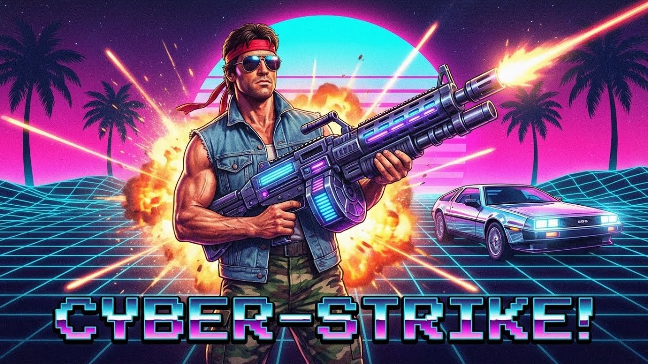 NEON FURY 🕶️ 80s Action Rock / Synthwave | Retro Workout & Action Music