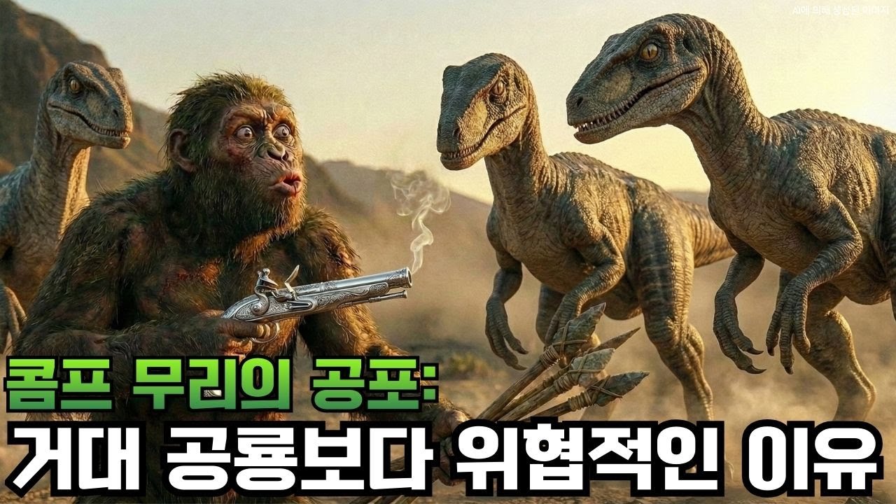 동굴의 사투: 굶주린 콤프소그나투스 무리의 습격과 최후의 24시간 방어전 | 불가능한 생존 기록