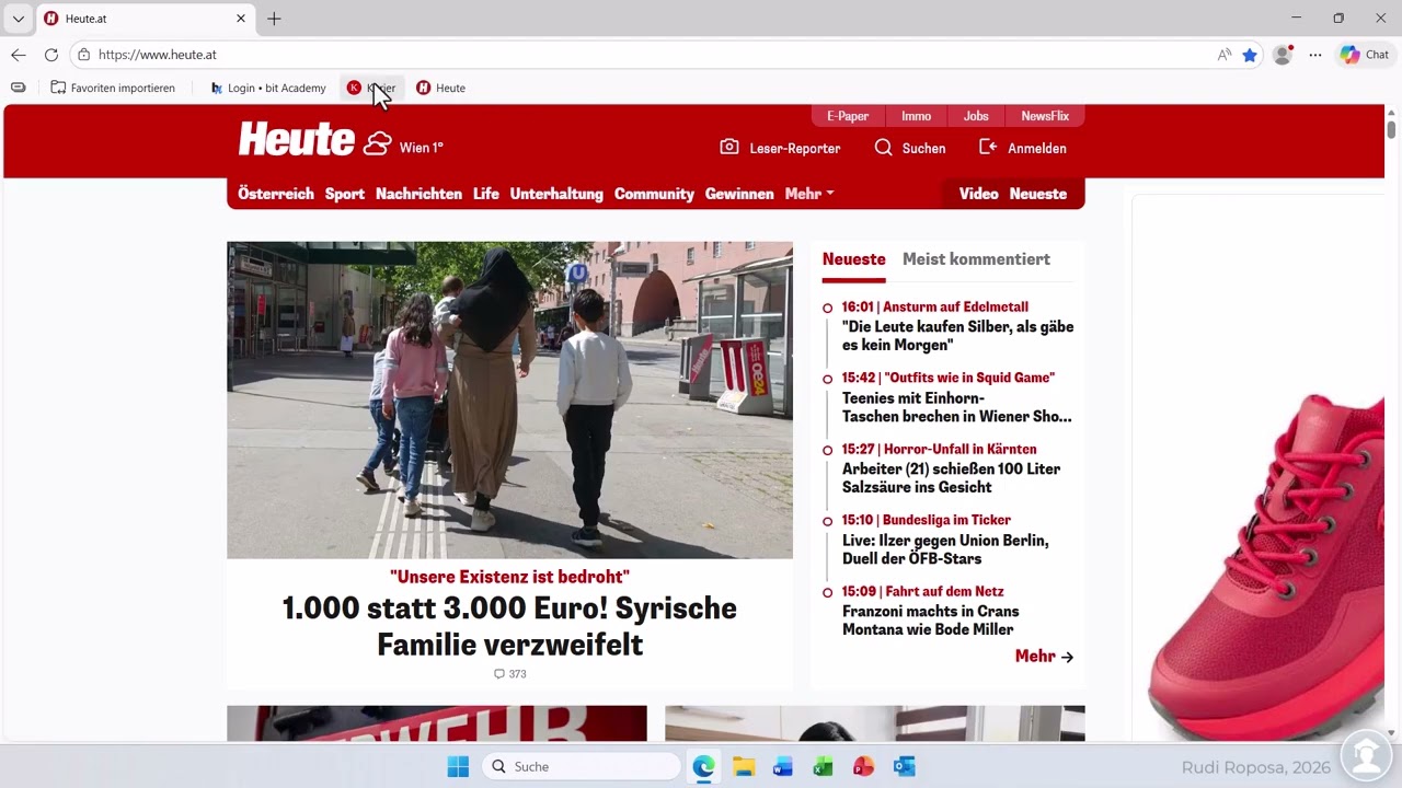 Favoriten verwenden und verwalten
