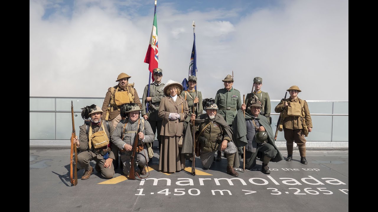 Rievocazione della Grande Guerra Marmolada Serauta  06 08 2022