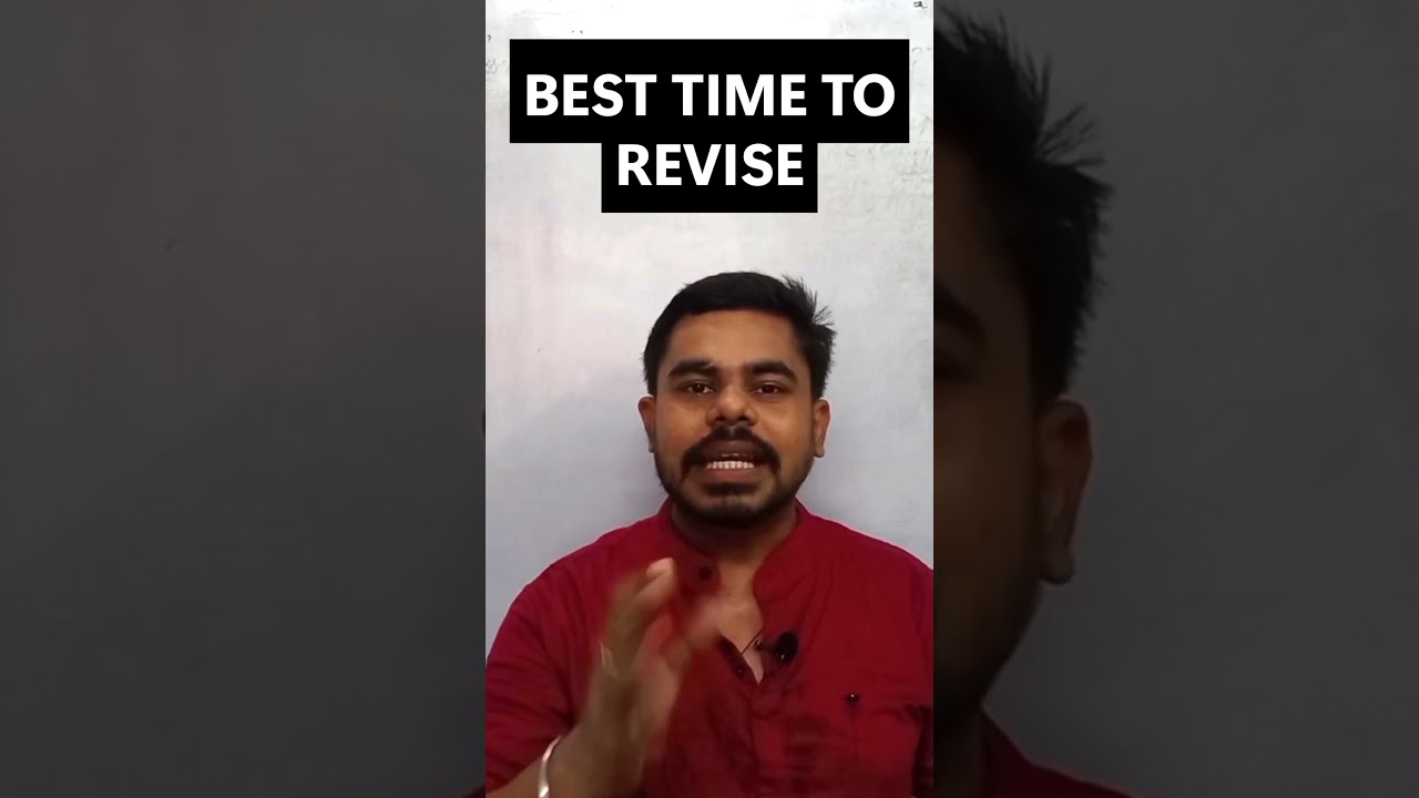 Most effective time to revise 🔥#shorts #studytips #revisiontime #studyhacks #motivation