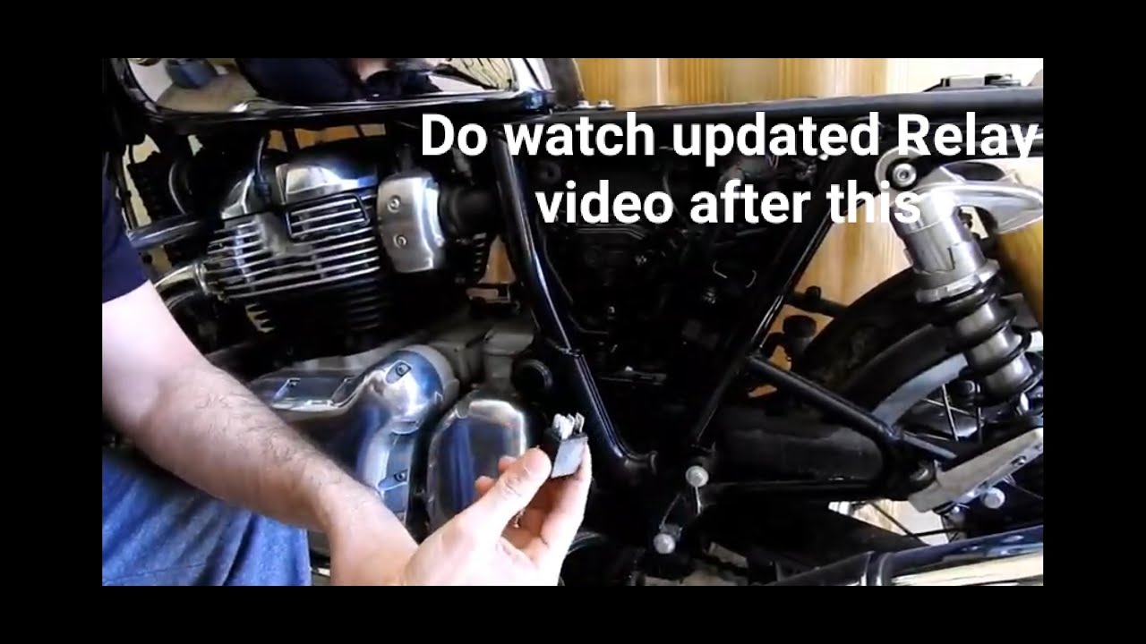 RE Interceptor/GT 650 Fuel pump and starter relays