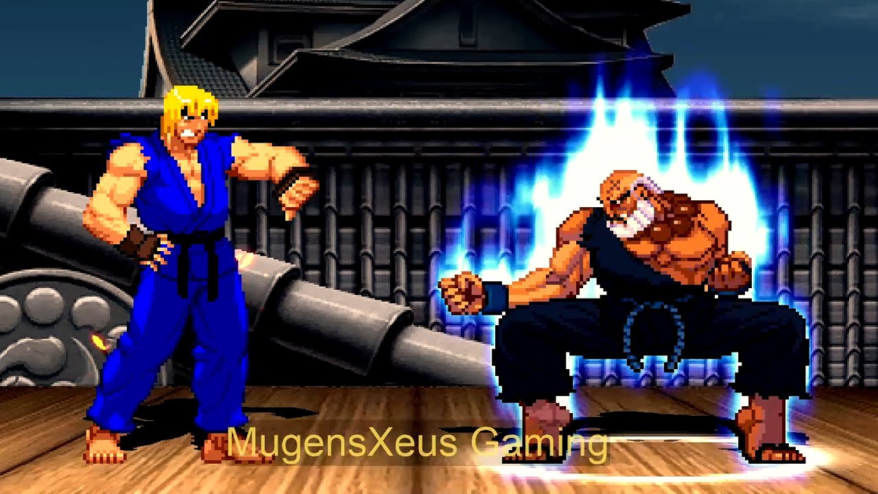 [Street Fighter Mugens] Ken Burn Vs Gouki