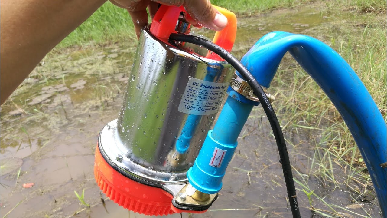 เปลี่ยนปั๊มใหม่ปั๊มน้ำ โซล่าเซลล์ราคา 1,900 บาท 24 โวลท์ 180 วัตต์ ต่อตรงกับแผง 300 วัตต์ 1 แผง